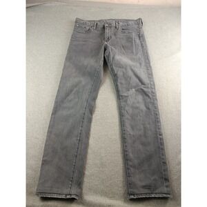 S.M.N Denim Jeans The Hunter Standard Slim Mens 32 Gray Zip Fly Usa